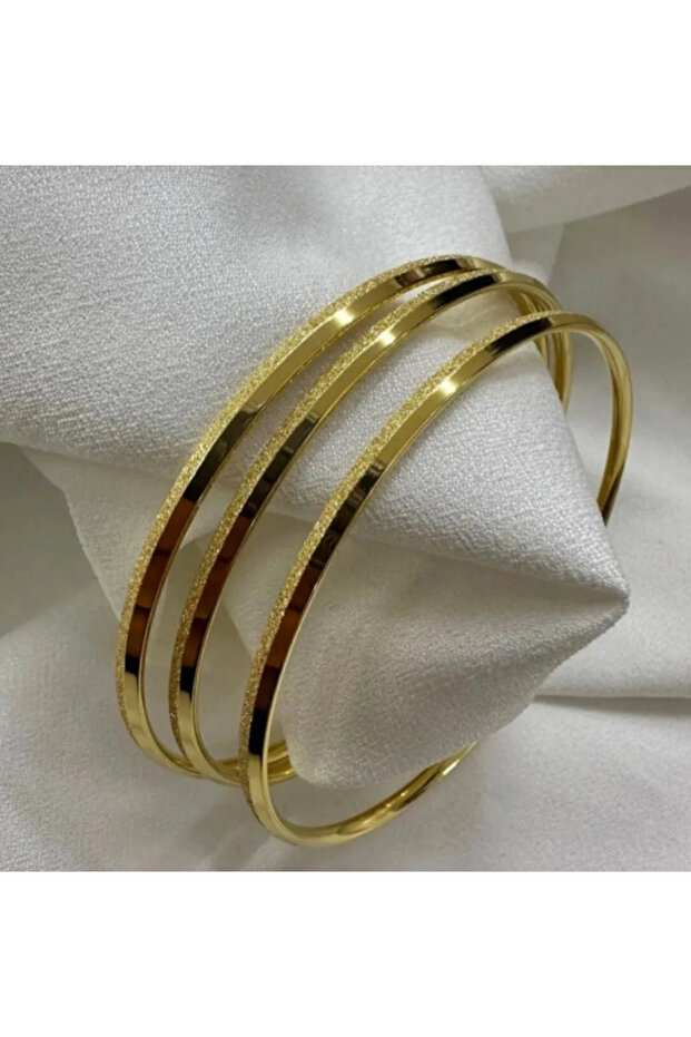 Simli Ajda 3lü paslanmaz çelik 7cm - 2