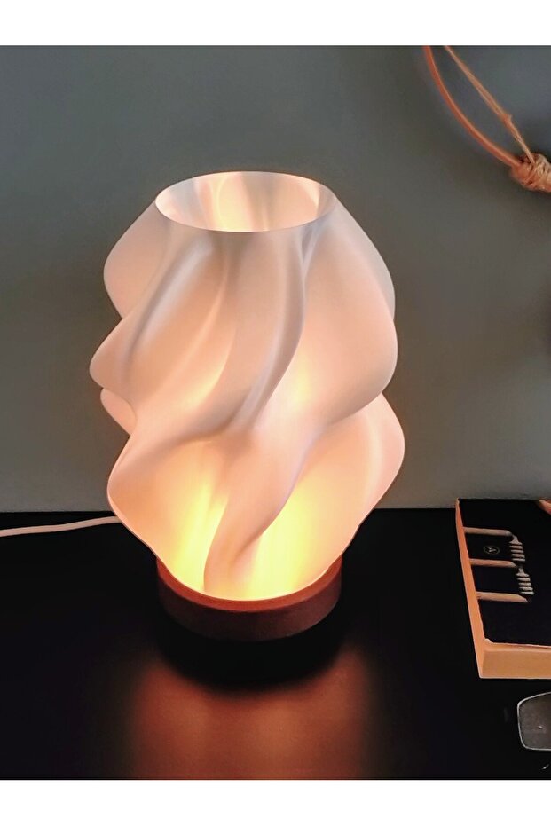 Wave Pattern Table Lamp (Powered by USB Led Light) - 1