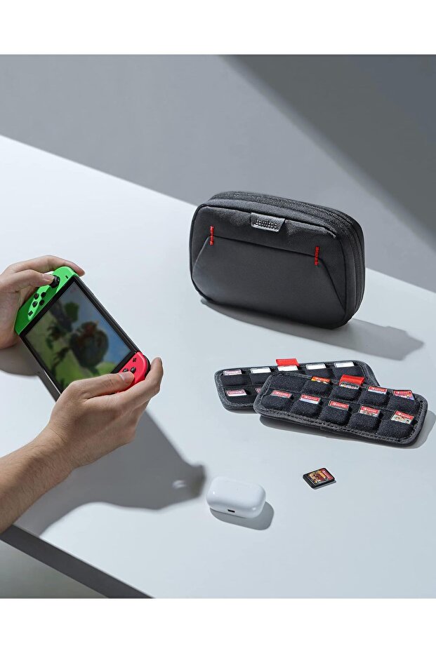 Switch Game Bag with 2 Cardboards (40 Cartridge Slots) for Nintendo Switch (OLED/Lite) Game C - 7