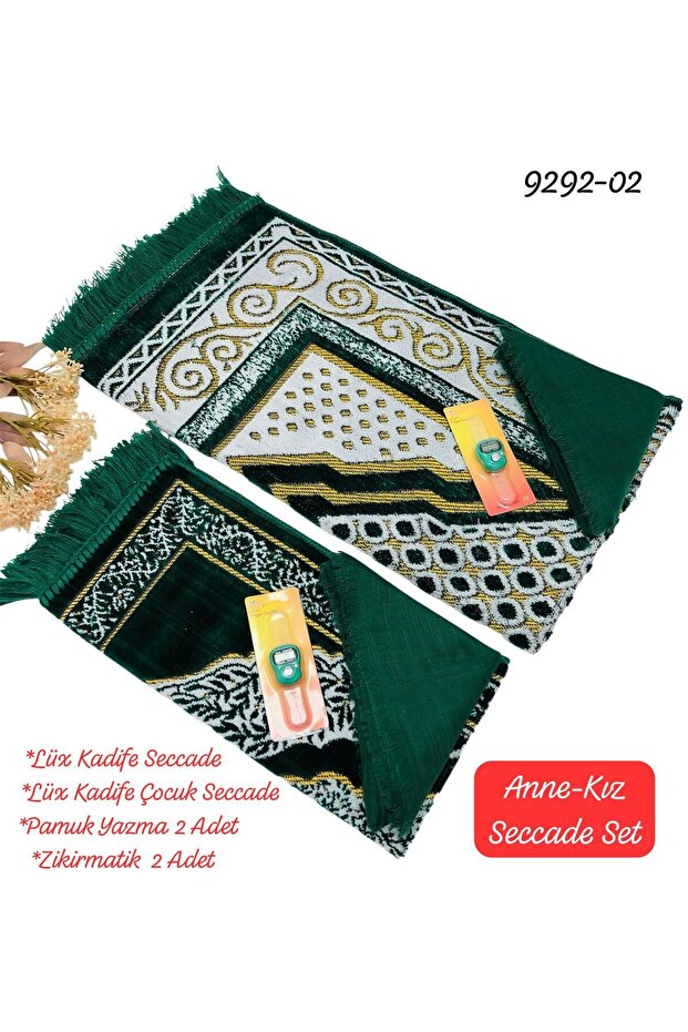 9292 Anne Kız Seccade Set - 1