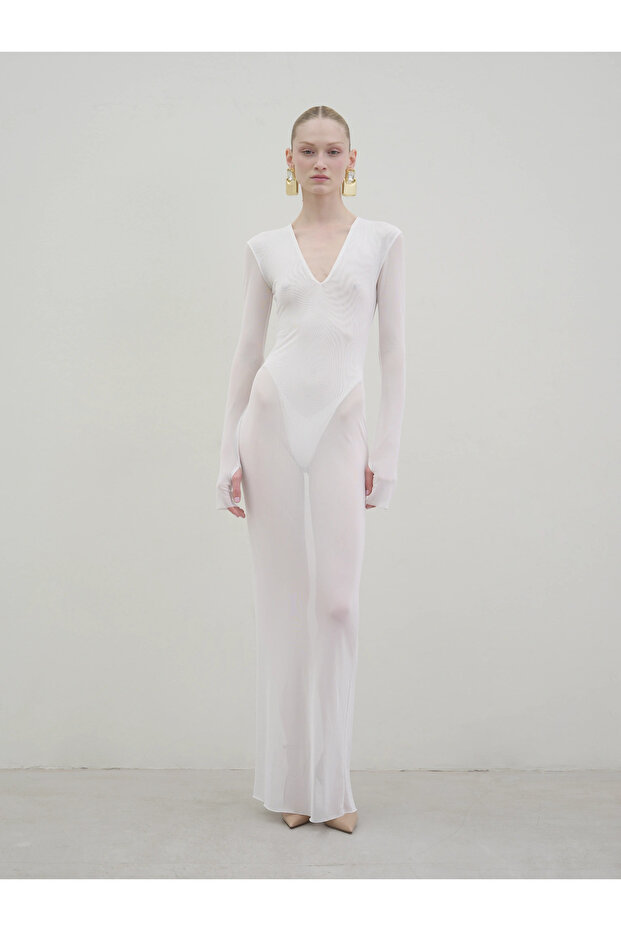 Celyra Bodysuit Elbise - 1