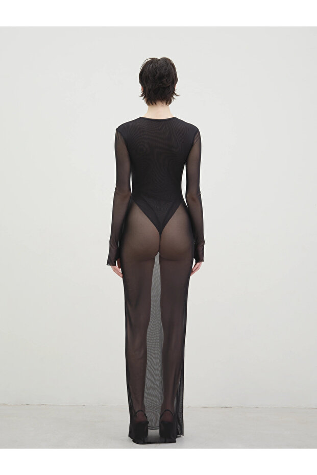 Celyra Bodysuit Elbise - 3