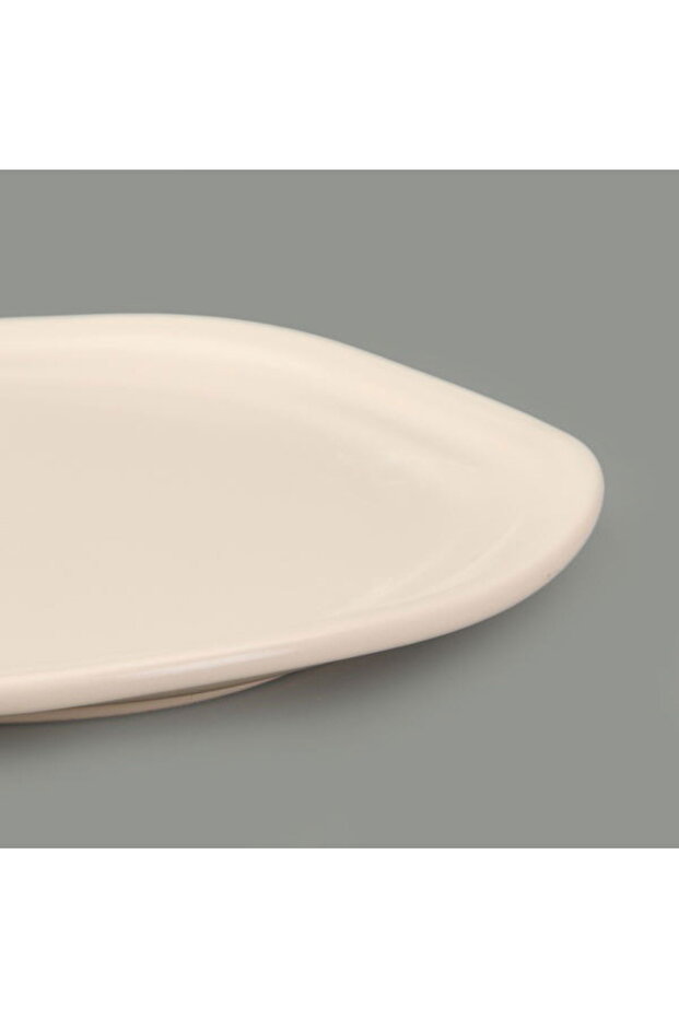 Kitchen Bloom Pasta Tabağı - Krem - 24 cm - 3