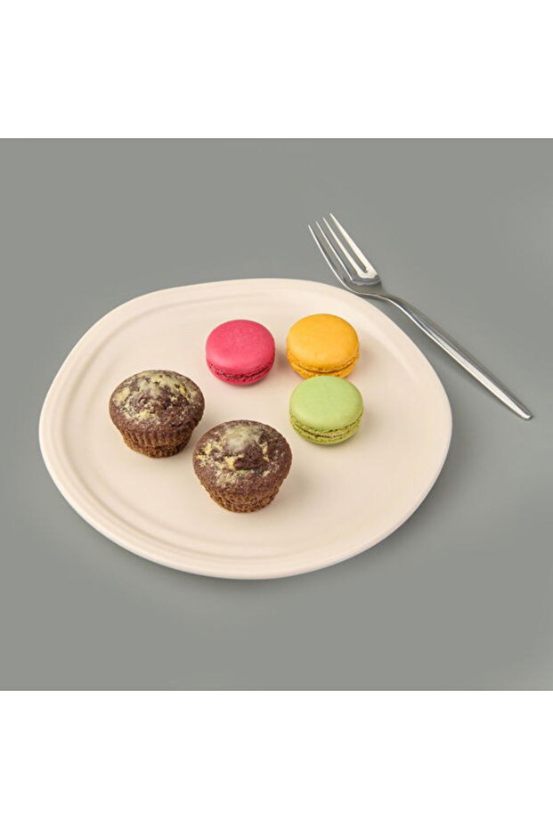 Kitchen Bloom Pasta Tabağı - Krem - 24 cm - 4