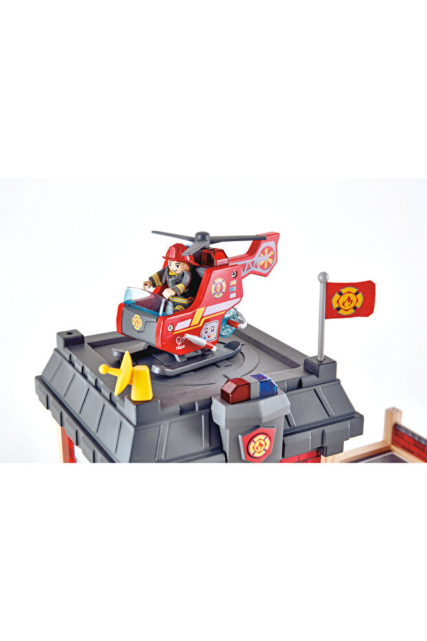 لعبة محطة إطفاء المدينة متعددة المستويات وعربة الإطفاء - 2