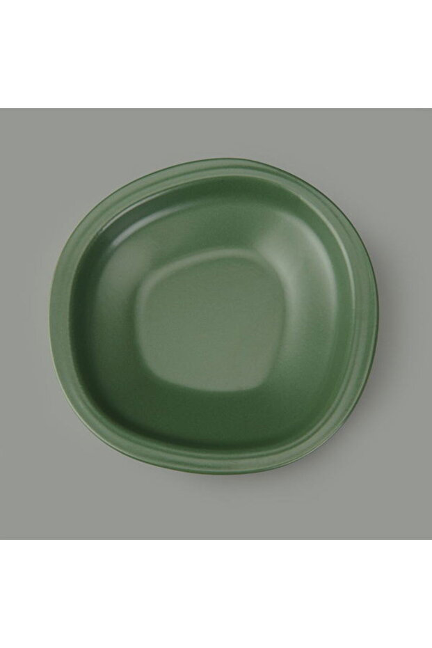 Kitchen Bloom Deep Dinner Plate - Green - 23 cm