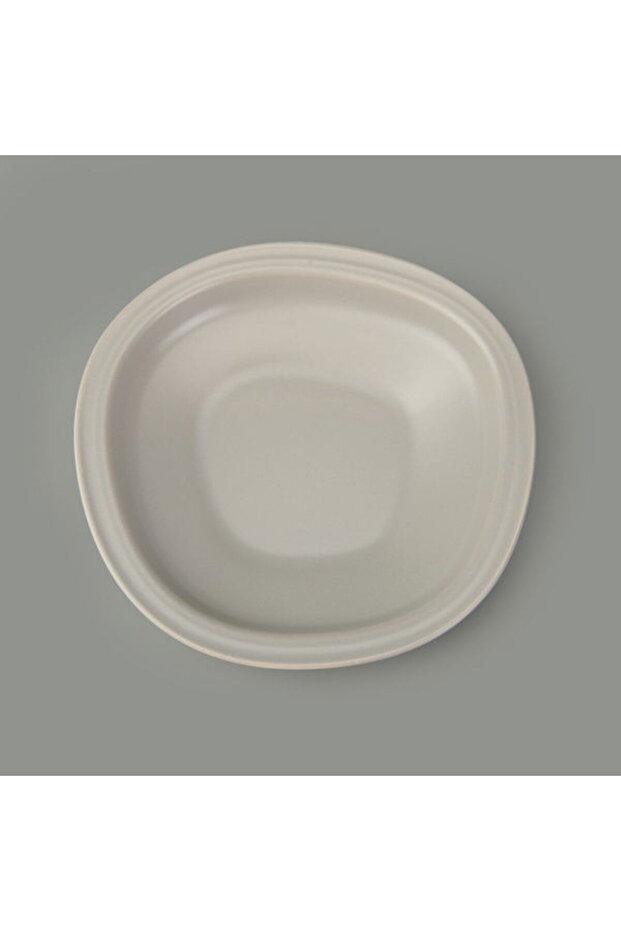 Kitchen Bloom Deep Dinner Plate - Gray - 23 cm