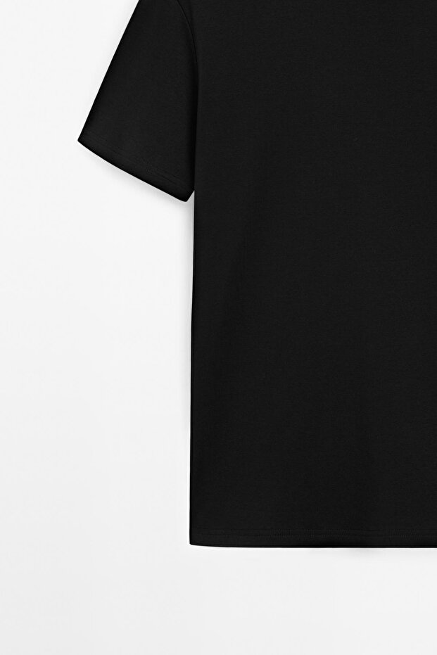 %100 merserize pamuklu t-shirt - 7