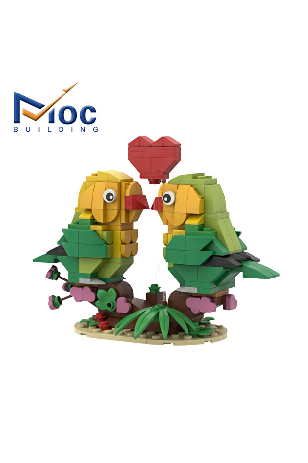 SC7860-282p The "Amorous Birds" MOC assembly DIY creative toy - an excellent gift for young b