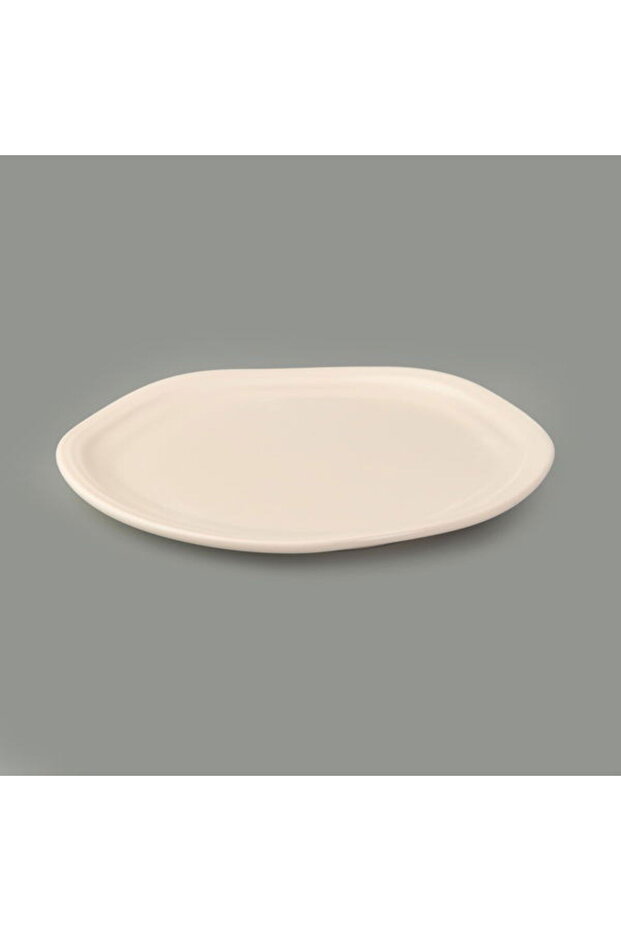 Kitchen Bloom Pasta Tabağı - Krem - 24 cm - 2