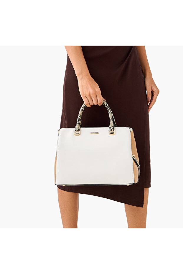 حقيبة حمل صلبة مع حزام قابل للفصل وسحاب للإغلاق - 8