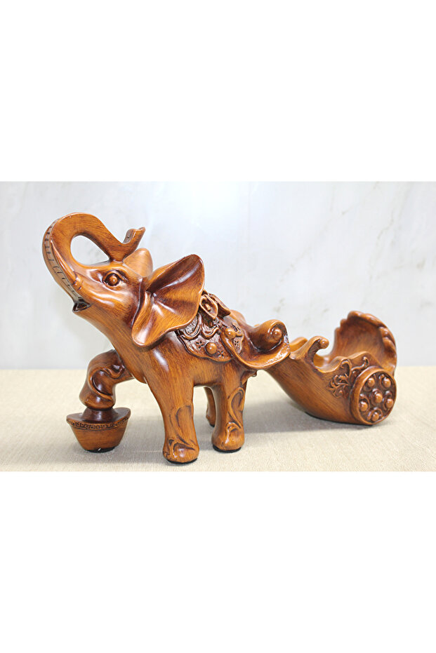 رف النبيذ على شكل فيل من البوليستر - 2