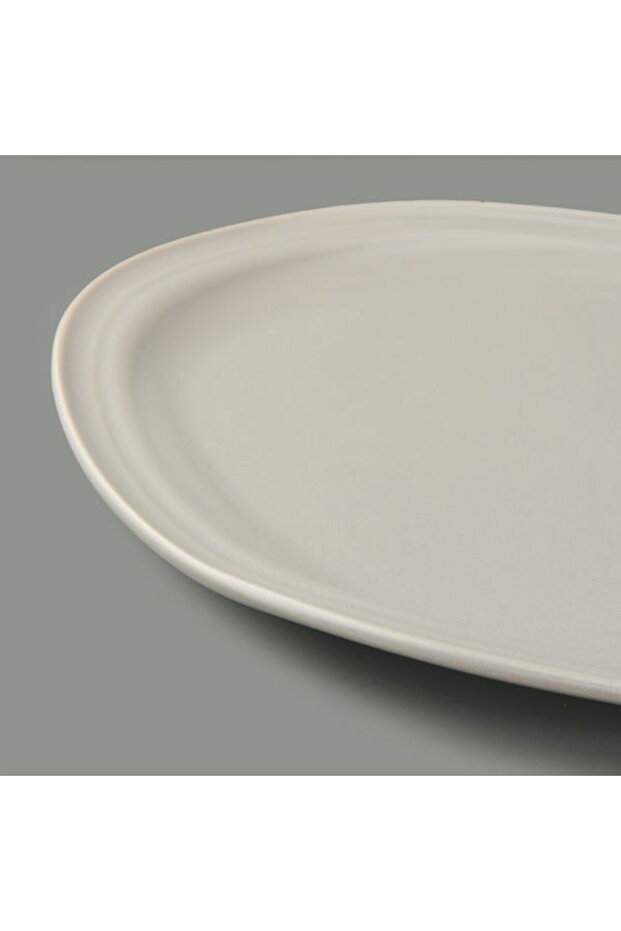 Kitchen Bloom Servis Tabağı - Gri - 29 cm - 3