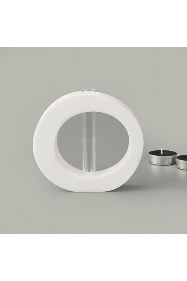 Deco Solid Dekor - Beyaz - 13 cm - 2