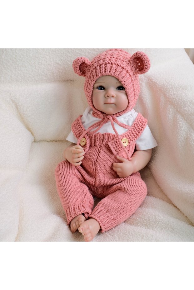 47cm A NPK 18inch Bettie Reborn Baby Doll - Newborn Lifelike Soft Touch Cuddly 3D Skin Painted Hand