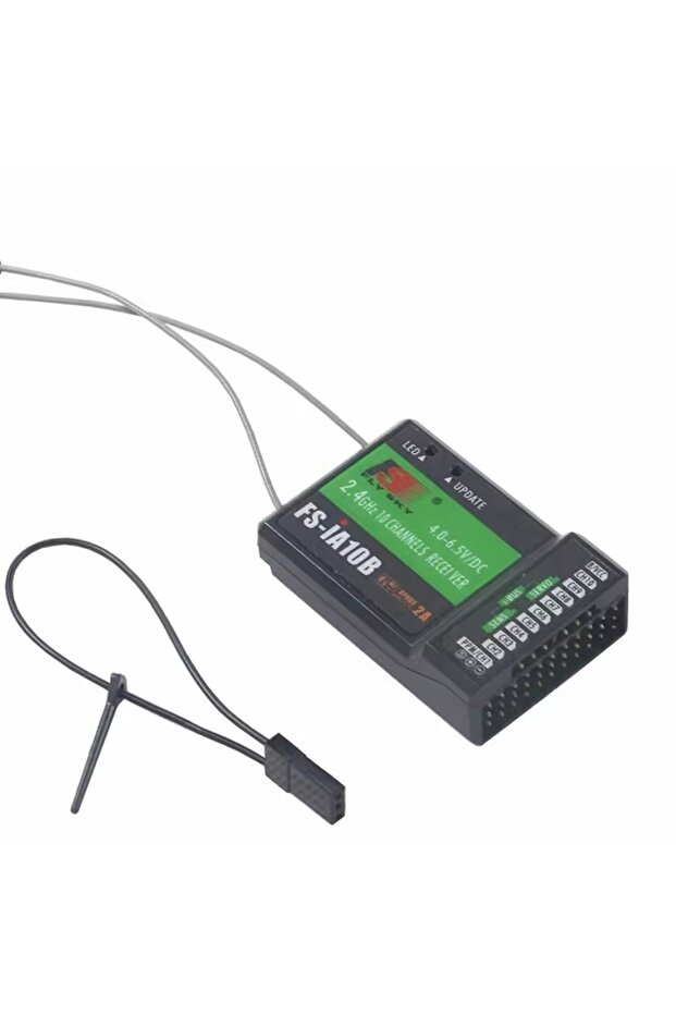 1PC Flysky FS-iA10B 2.4G 10CH 10 Channels Receiver FS IA10B for Transmitter FS-I10 FS-I6S FPV RC Hel - 1
