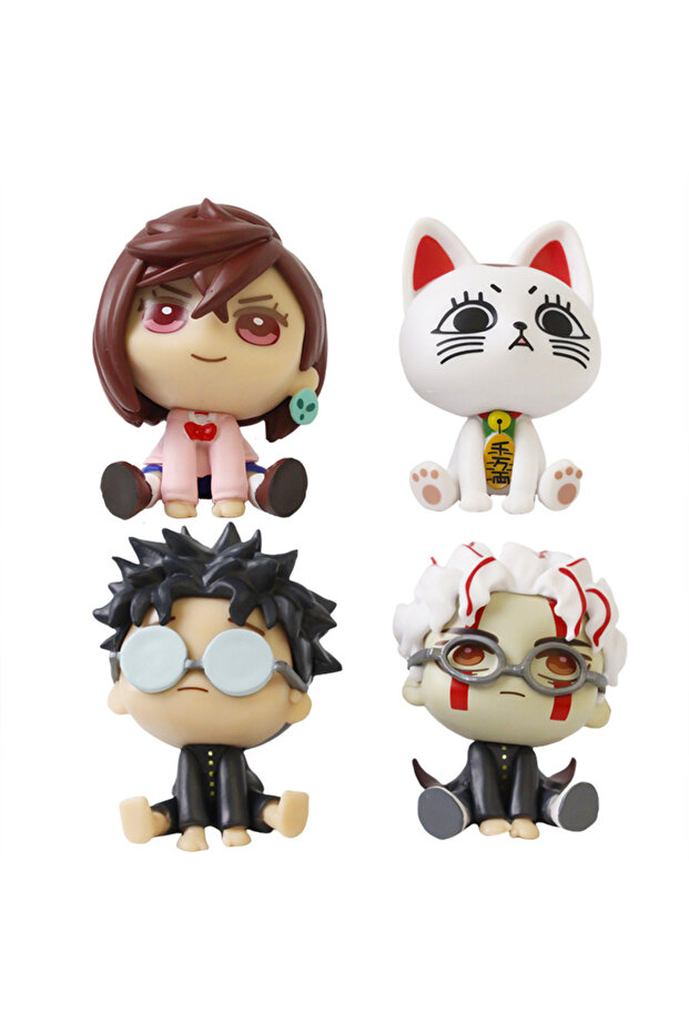 4 PCS 4Pcs Anime DanDadan Figure Highway Granny Ayase Momo Okarun Figurine PVC Action Model S