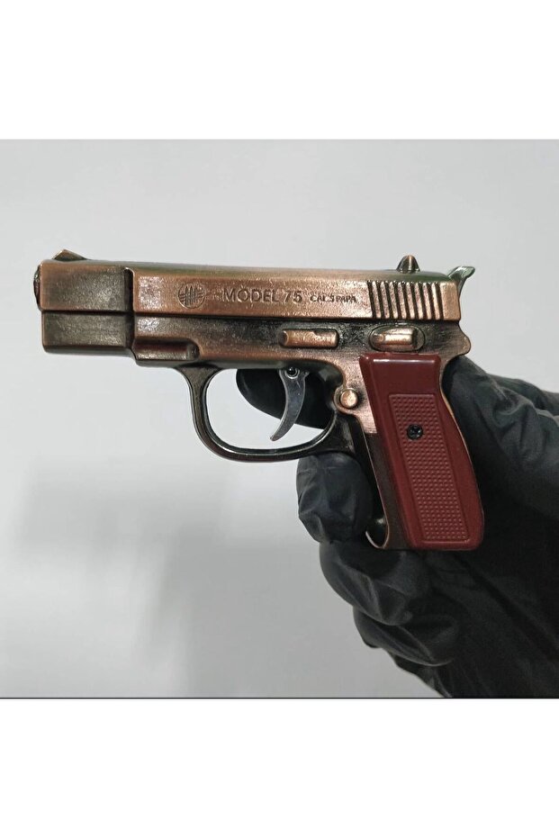 Silah Şeklinde Çakmak Fenerli Hediyelik Çakmak - 4