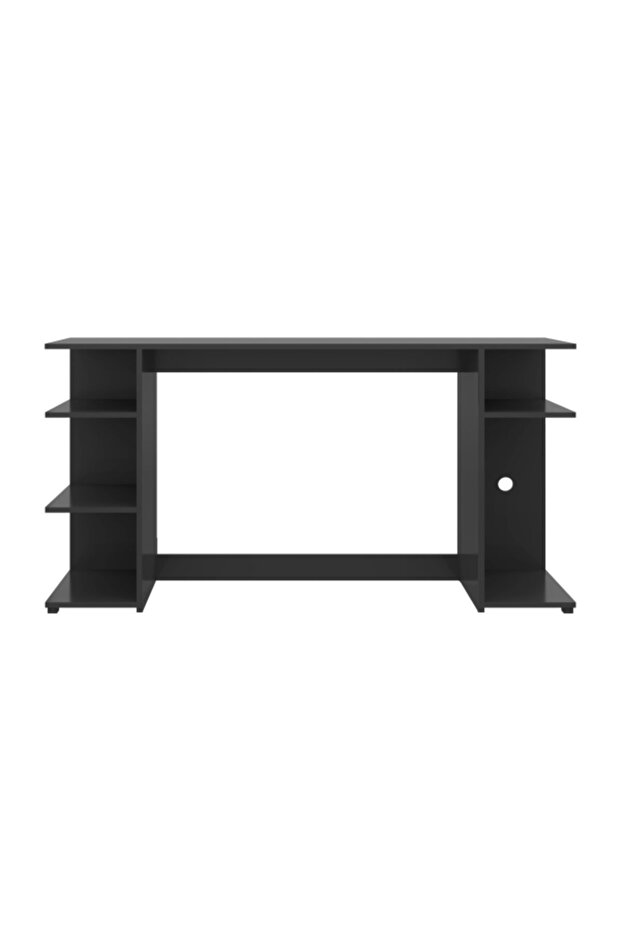 مكتب ألعاب مستطيل عالي الجودة مع رفوف مفتوحة - 7