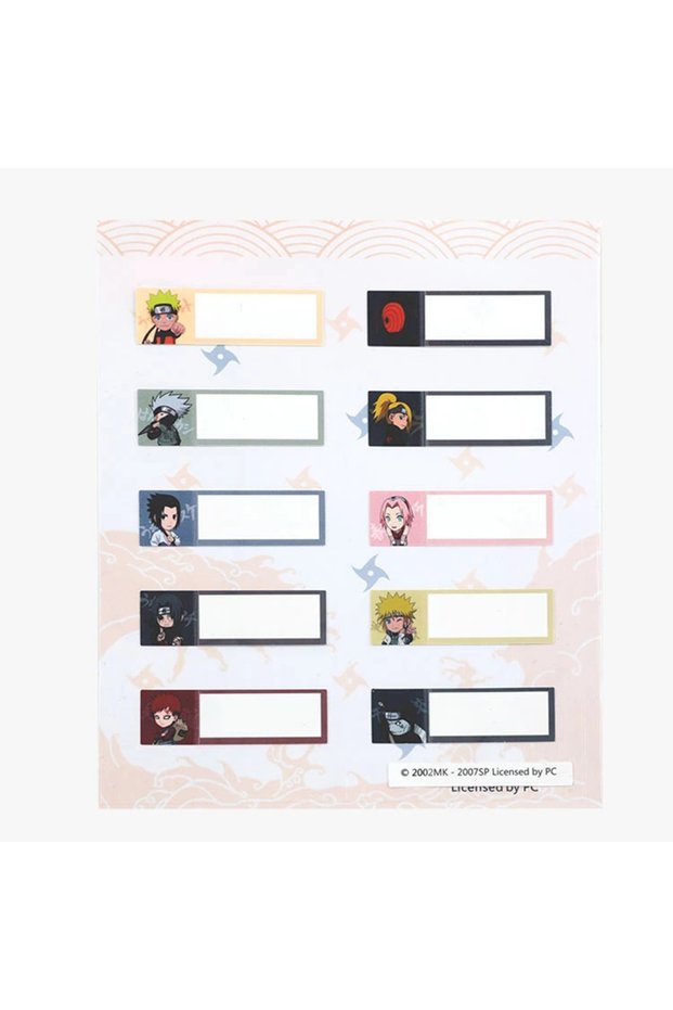 NARUTO NARUTO Official Authorization Cosplay Name Stickers Waterproof Tags Labels Scrapbook School S