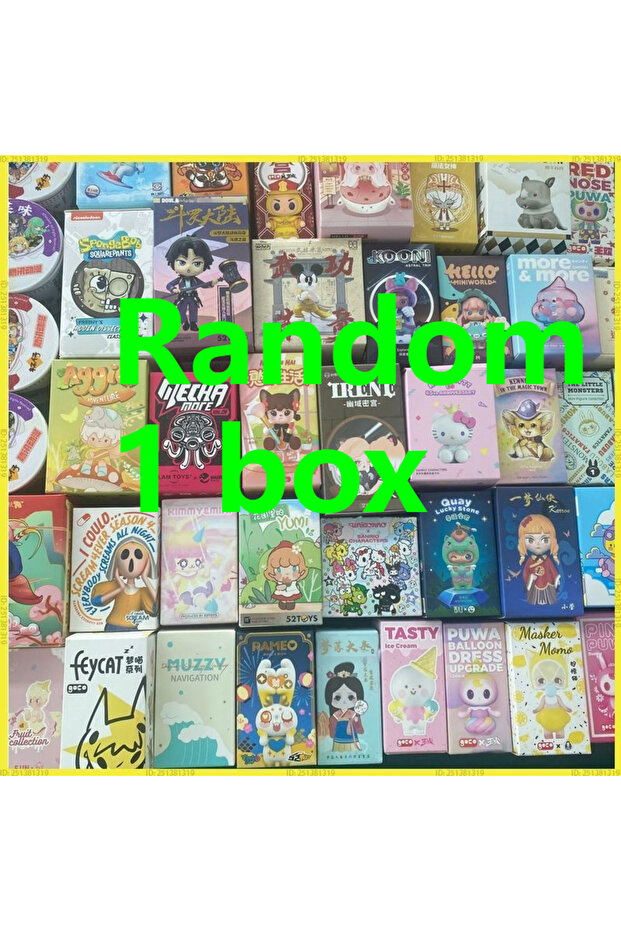 Random 1 box Random 1 box Genuine New Random Unopened Blind Box Lucky Bag Gift Desktop Decoration Ha - 1