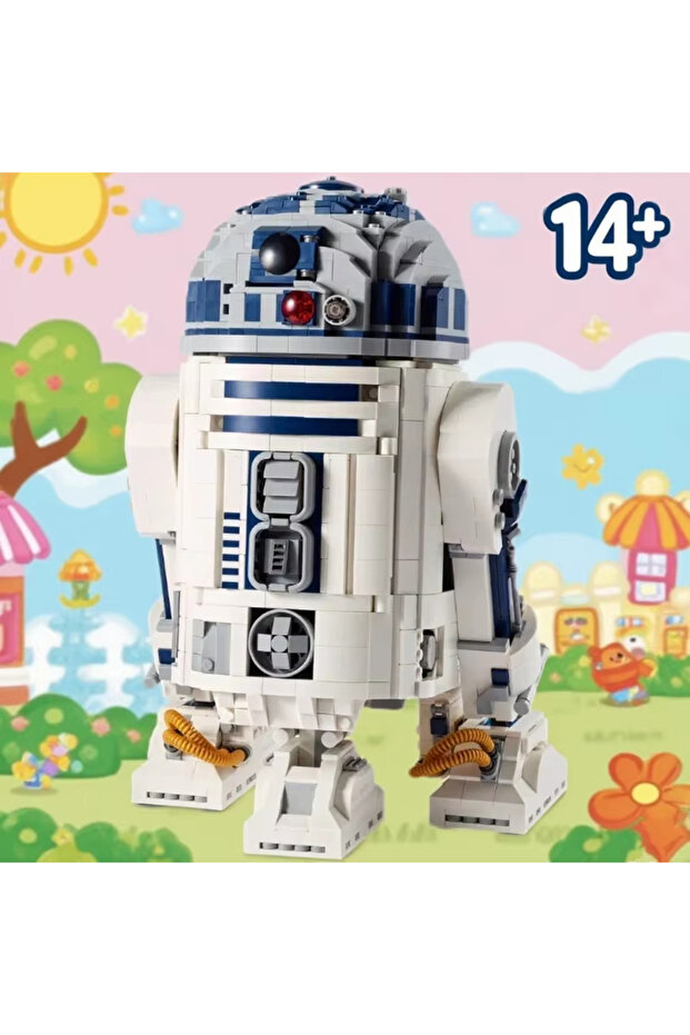 دليل ورقي معبأ افتراضيًا من Mingchuang Youpin جديد مناسب 2314 قطعة آلة R2D2 طراز R2-D2 مصنوع يدويًا - 1