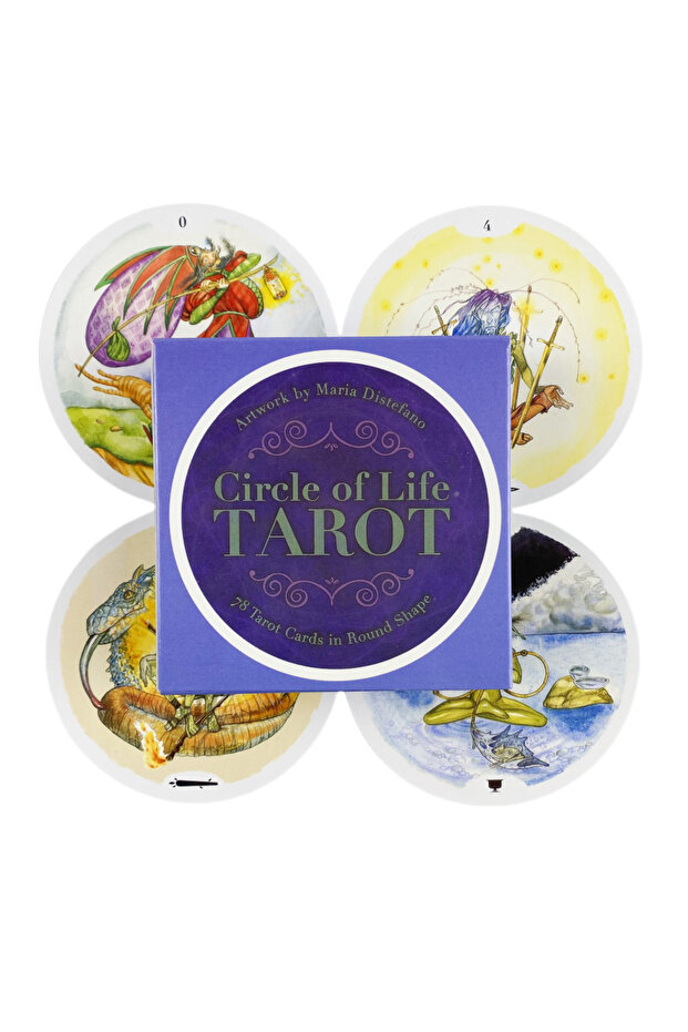 TT97 Circle Of Life Tarot Cards A 78 Deck Oracle English Visions Divination Edition Borad Playing Ga