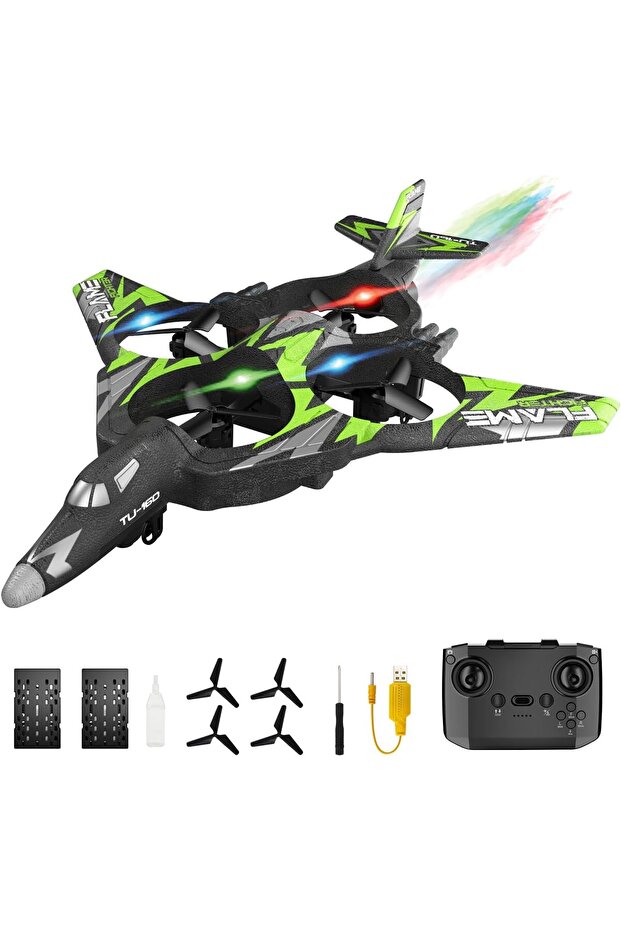 Battle Drone Quadcopter with Remote Control, 360° Stunts, 8-Min Flight Time, Altitude Hold, 50-70m