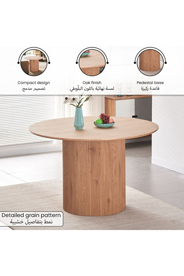 Elegant and Modern Design Round Dining Table - 3