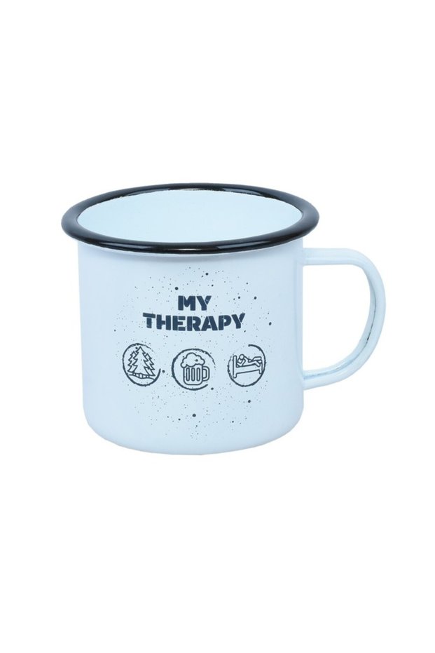 Tasse Therapy weiß UNI