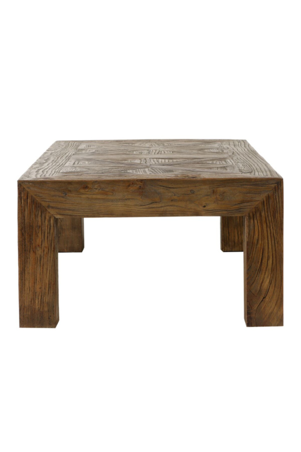 طاولة قهوة متينة وعالية الجودة من Elm Solid - 3