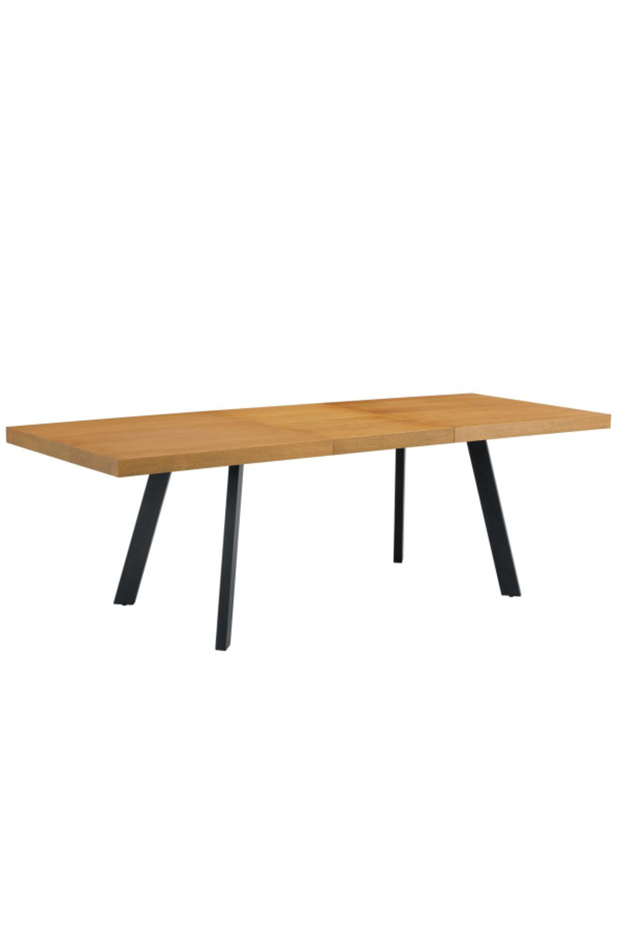 طاولة مستطيلة بتصميم عصري قابلة للتمديد من القشرة - 3