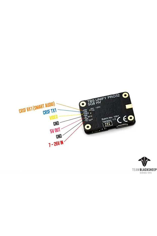 TBS UNIFY PRO32 HV Original TBS UNIFY PRO32 HV(MMCX) 5.8G 1W+ 1000mW 2-6S Pitmode VTX FPV Video Tran - 5