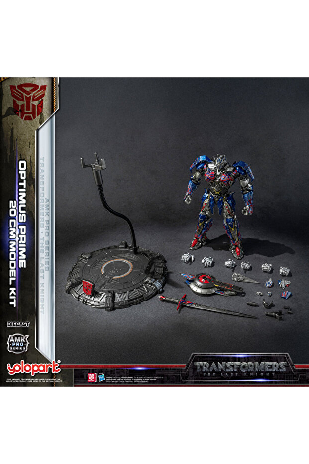 20 cm YOLOPARK Transformers Model: The Last Knight AMK PRO Series 20cm Optimus Prime Model Kit Actio