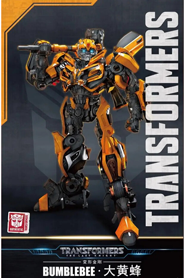 Trumpeter Transformer Bumblebee from The Last Knight Bumblebee Movie (3.5" Pre-Painted Snap) Mode...