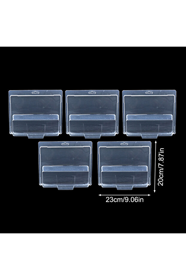 A5 5Pcs/Set Car Toy Display Case Transparent Hotwheels Protective Shell Boulevard Team Transport Mod - 1