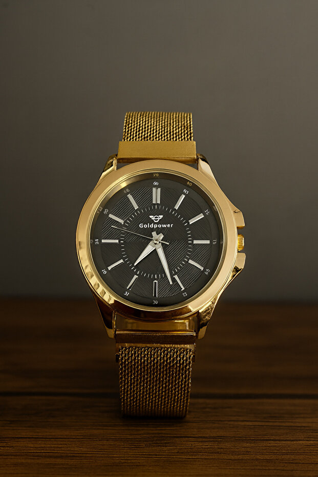 Straw Magnet Cord Wristwatch