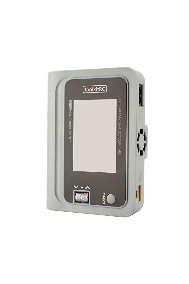 EU Plug ToolkitRC Q4AC charger XT60 Adapters IPS Bright With Clear Wide Angle Display 4x50w 5A AC 10 - 3