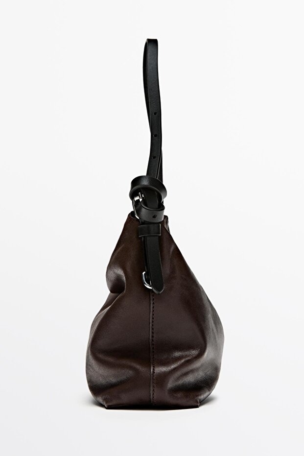 Küçük napa deri çanta - 8