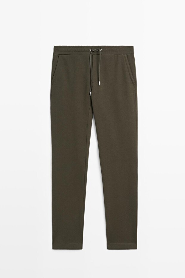 Elastik belli jogger pantolon - 5