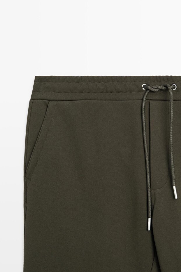 Elastik belli jogger pantolon - 6