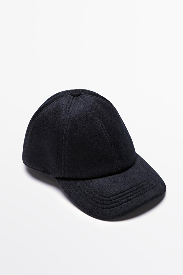 Yün karışımlı şapka - 2