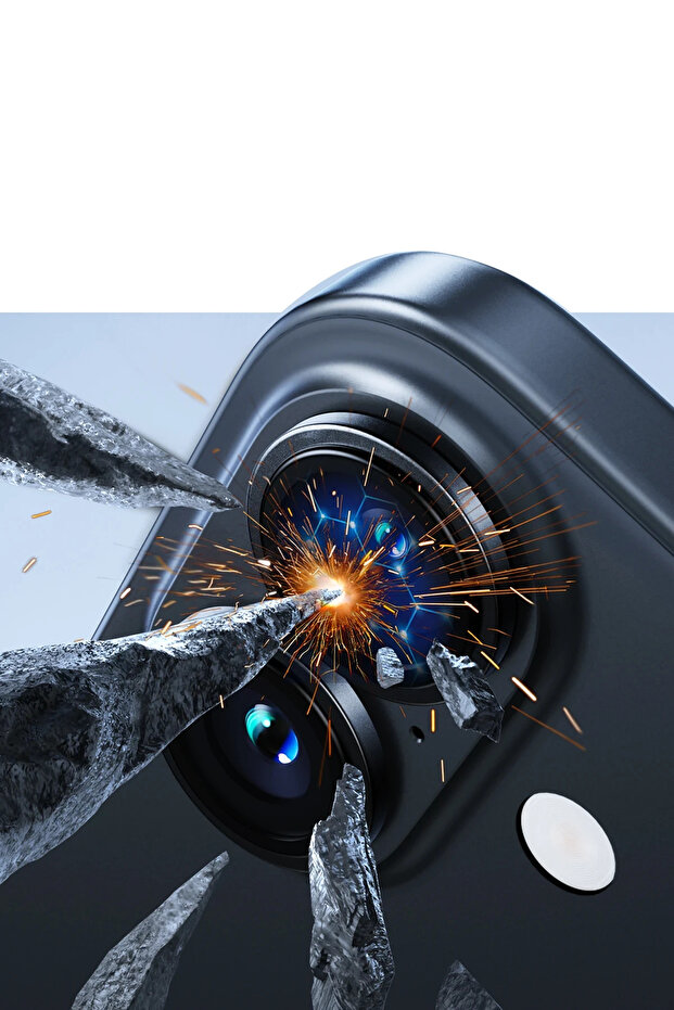 واقي عدسة الكاميرا من Apple iPhone 17 Lensguard AR مضاد للتوهج - أسود