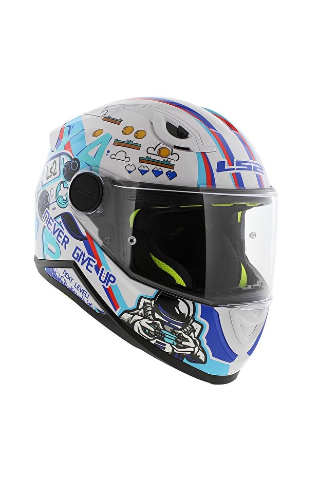 KID NEXT LEVEL BEYAZ ÇOCUK KASK - 3