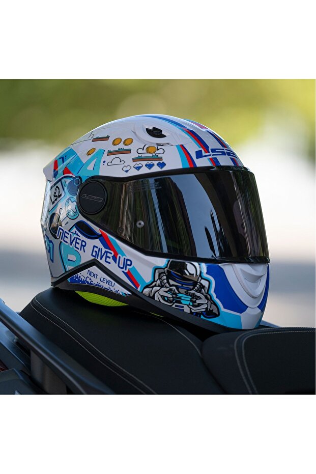 KID NEXT LEVEL BEYAZ ÇOCUK KASK - 6