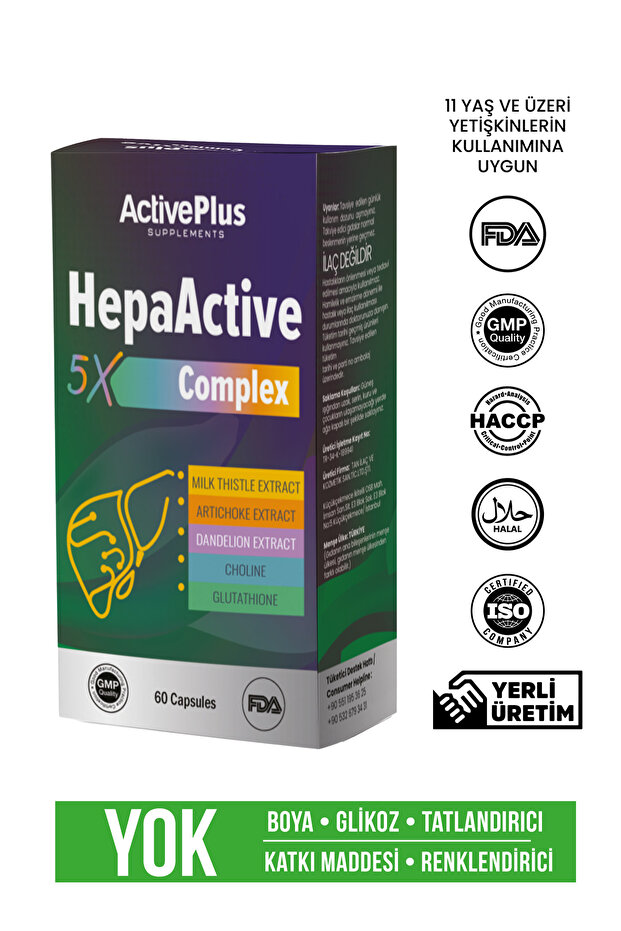 Hepa Active 5x Complex 60 Kapsül - 1