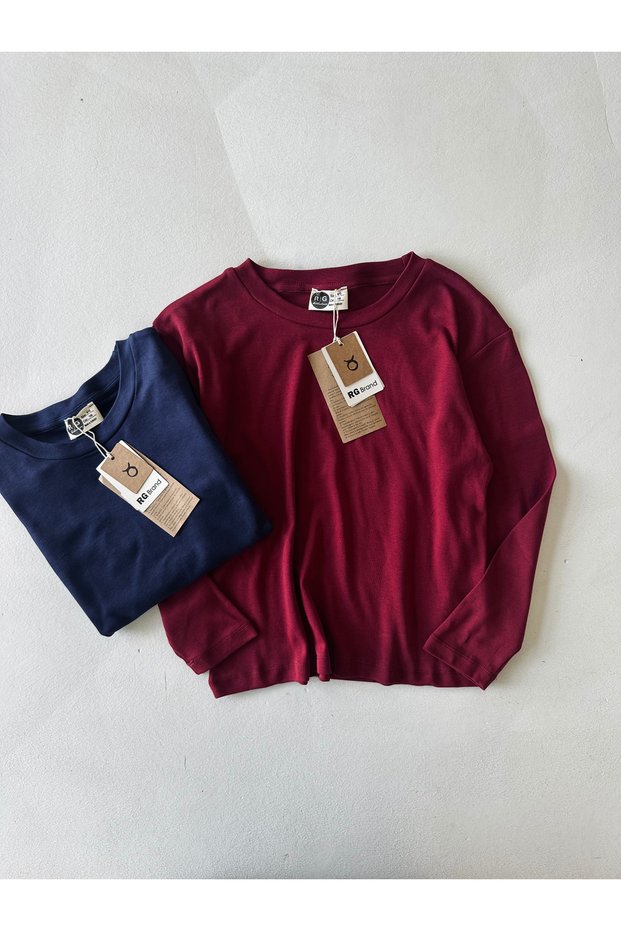 Teen Girls / Boys 100% Cotton Long Sleeve T-Shirt_Rg3701