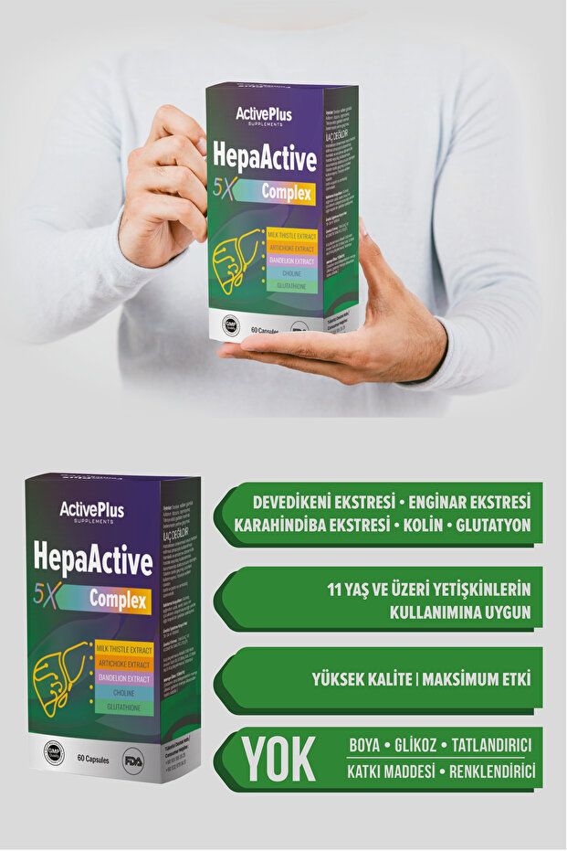 Hepa Active 5x Complex 60 Kapsül - 2