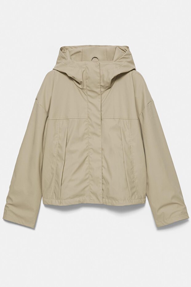 Kısa kapüşonlu yağmurluk - 6