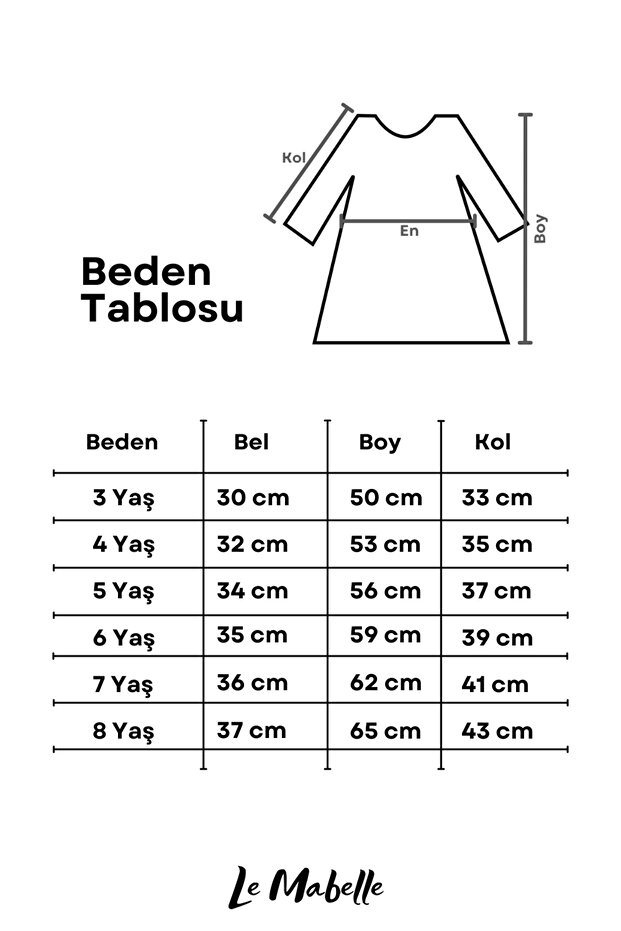 Pembe Pullu Katlı Kız Çocuk Elbise - Liona - 8